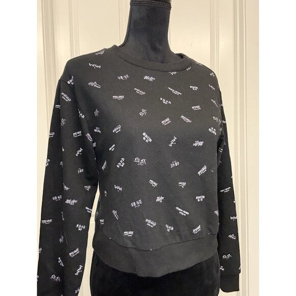 Coca-Cola Black and White Sweatshirt Size S Women's - Picture 1 of 4